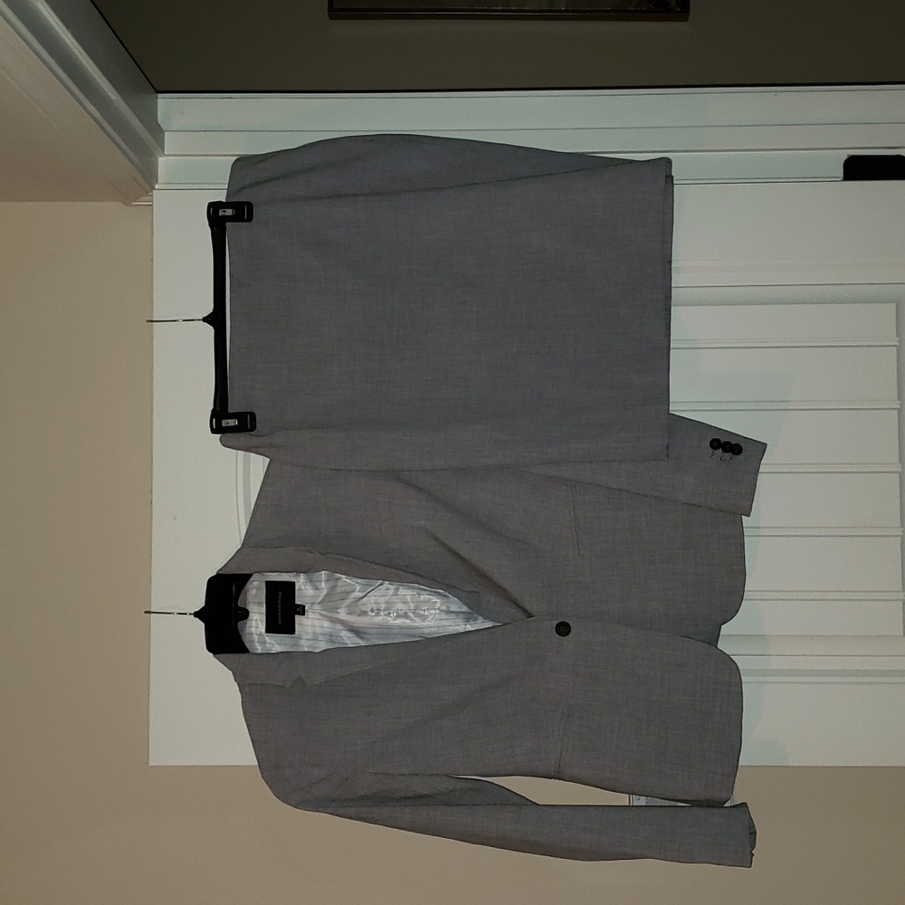 Banana Republic Grey Skirt Suit Size 8